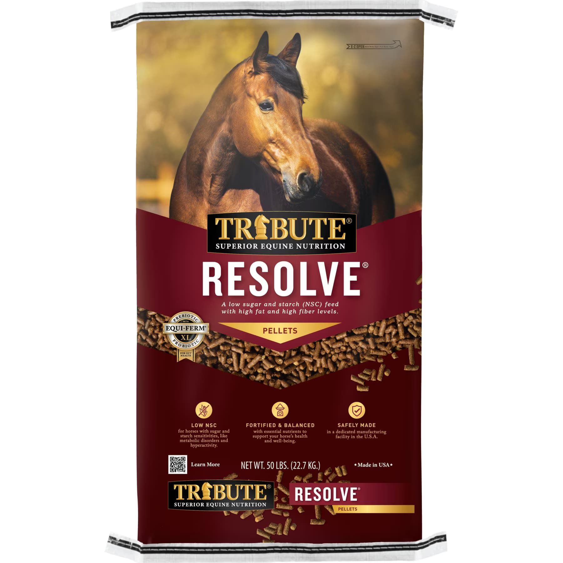 Tribute Equine Nutrition Tribute Equine Nutrition Resolve High Fat Horse Feed