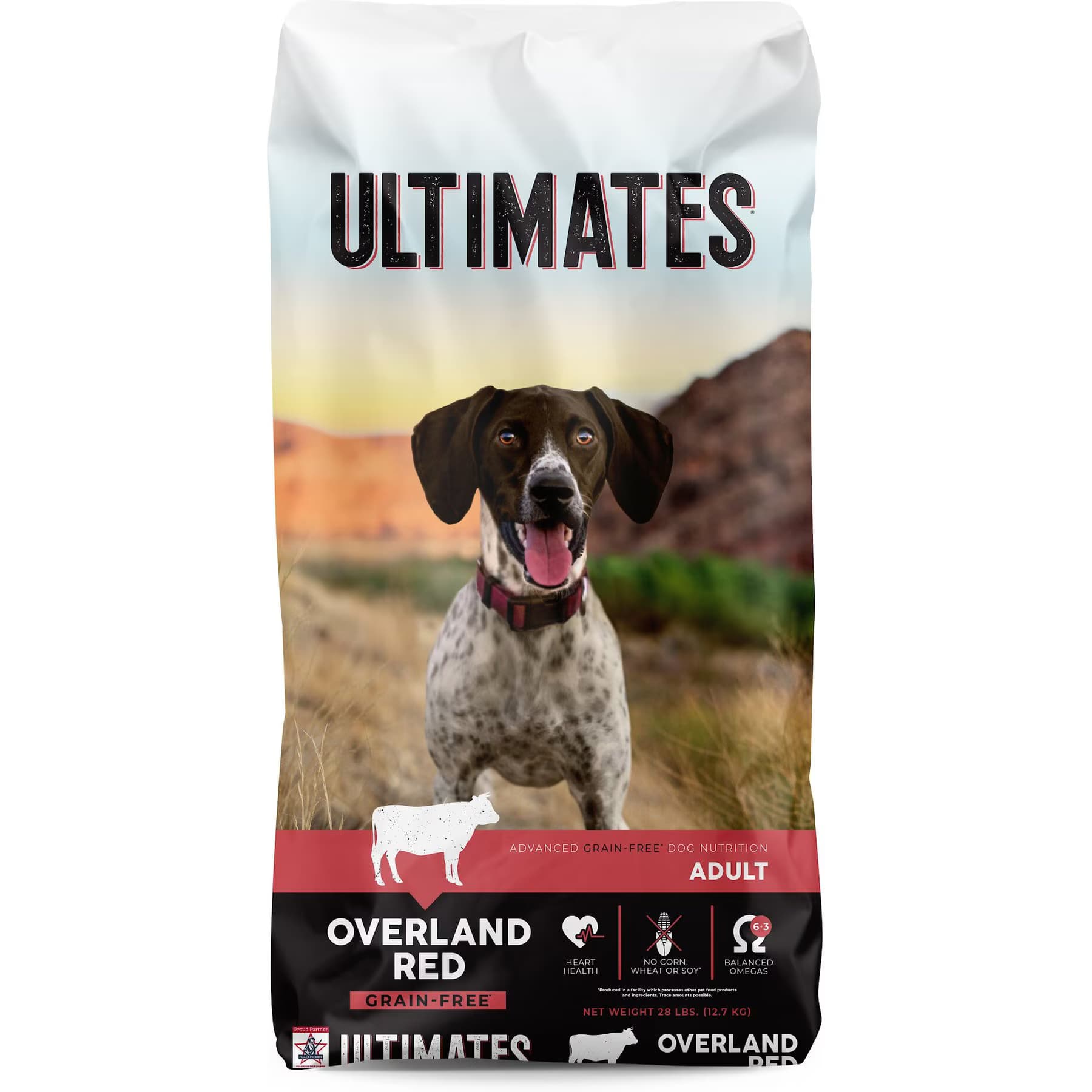 Ultimates Ultimates Overland Grain-Free Red Beef & Potato Overland – 28 lb Bag Dry Dog Food