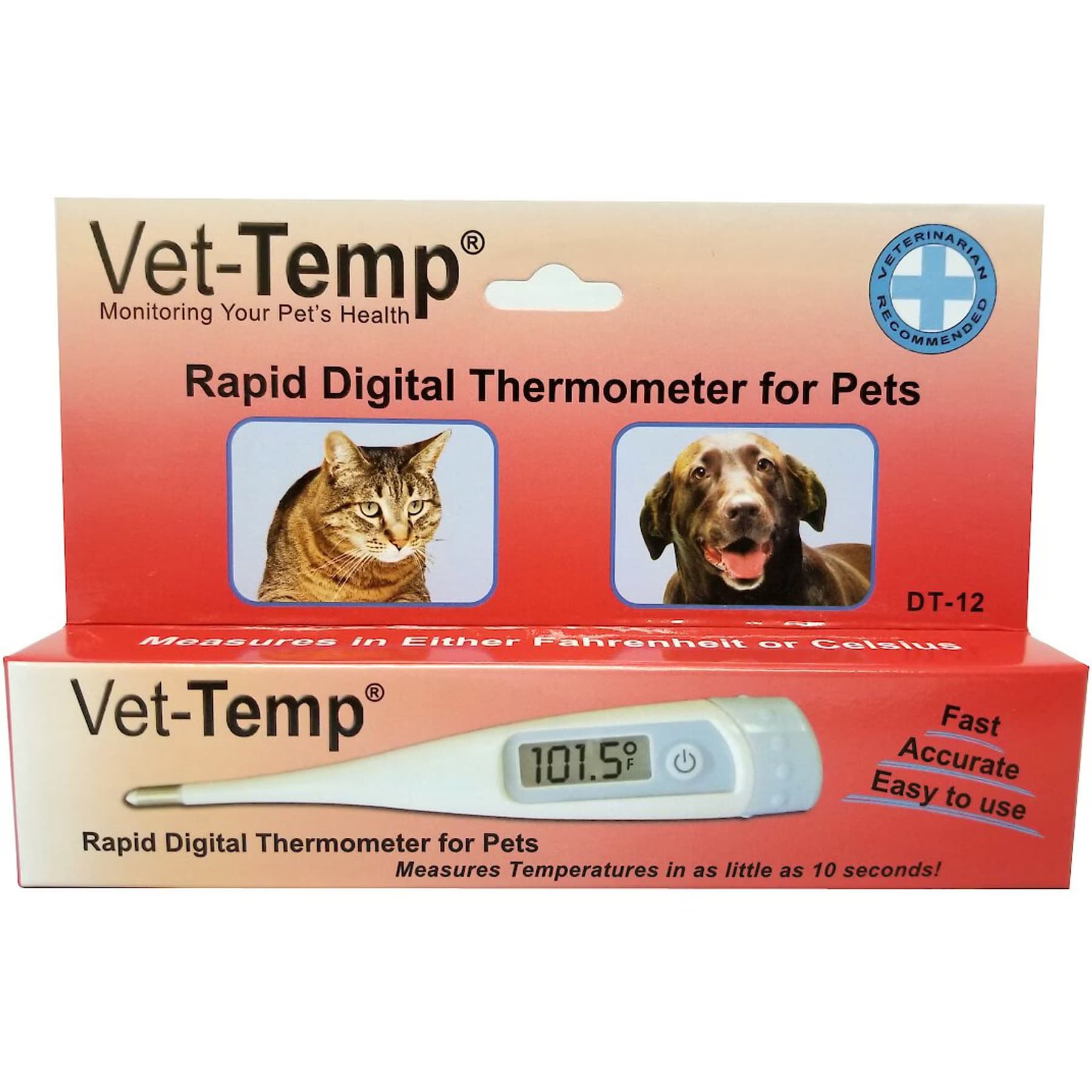 Vet-Temp Vet-Temp Rapid Digital Dog & Cat Thermometer