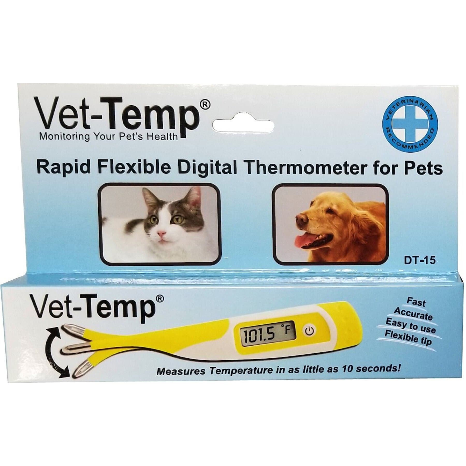Vet-Temp Vet-Temp Rapid Flexible Digital Dog & Cat Thermometer