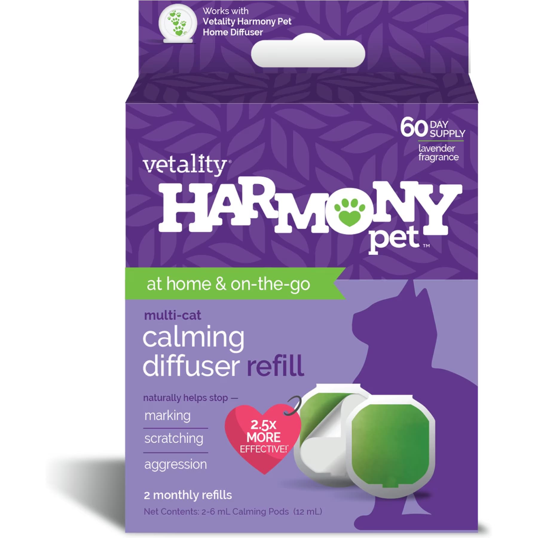 Vetality Vetality Harmony Pet Calming Home Diffuser Refill for Cats