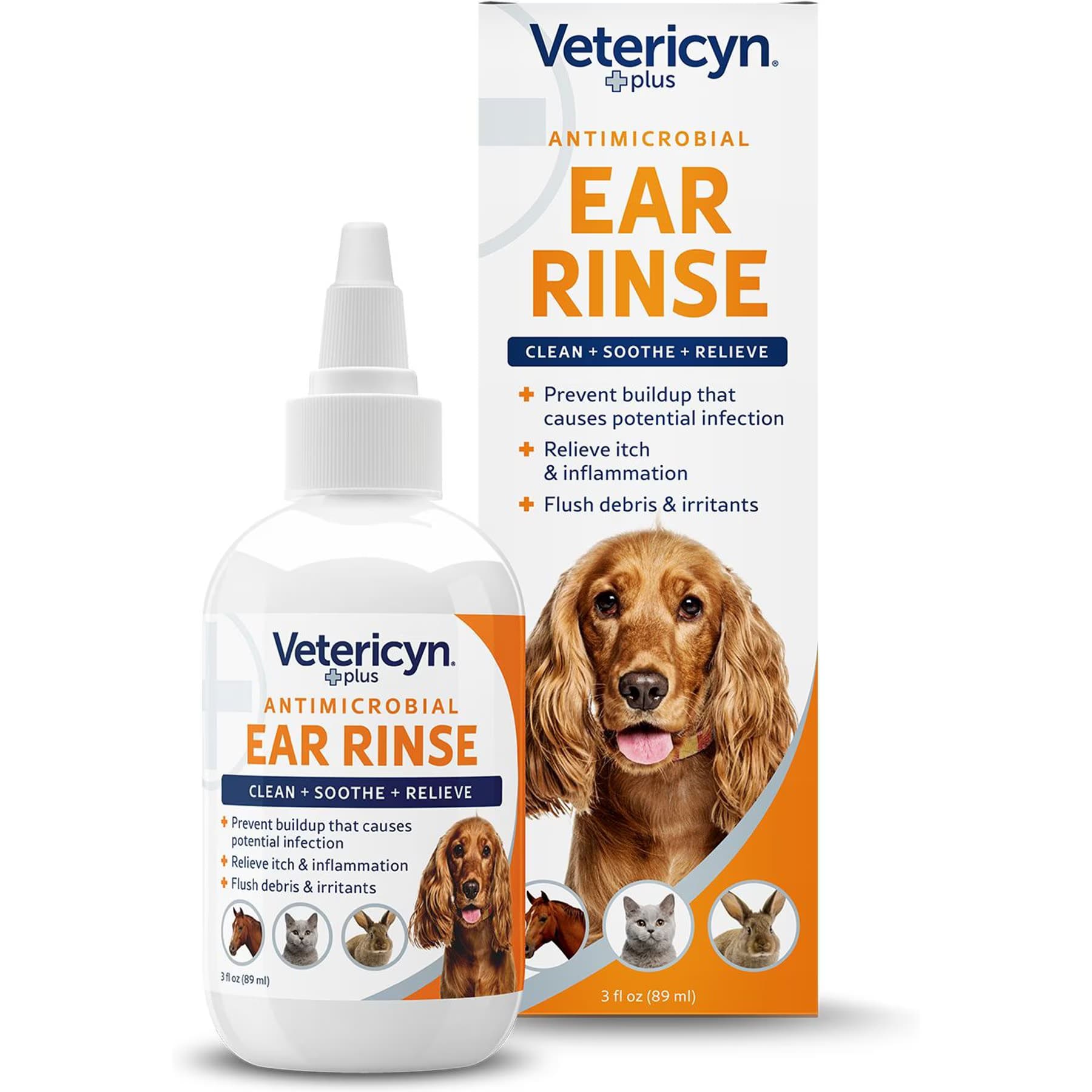 Vetericyn Vetericyn Plus Antimicrobial Pet Ear Rinse, 3-fl oz bottle