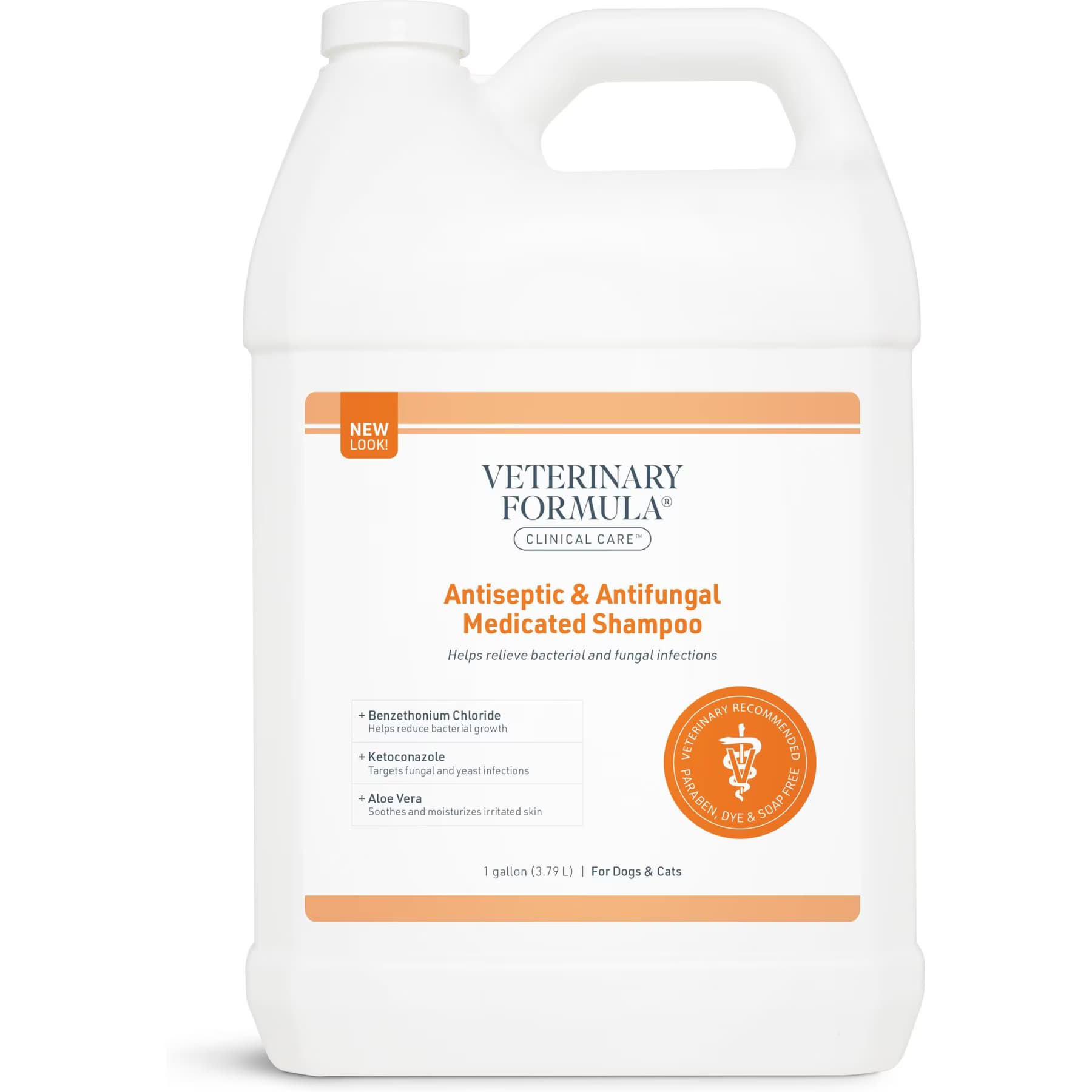 Veterinary Formula Clinical Care Veterinary Formula Clinical Care Antiseptic & Antifungal Medicated Shampoo, 1-gal bottle