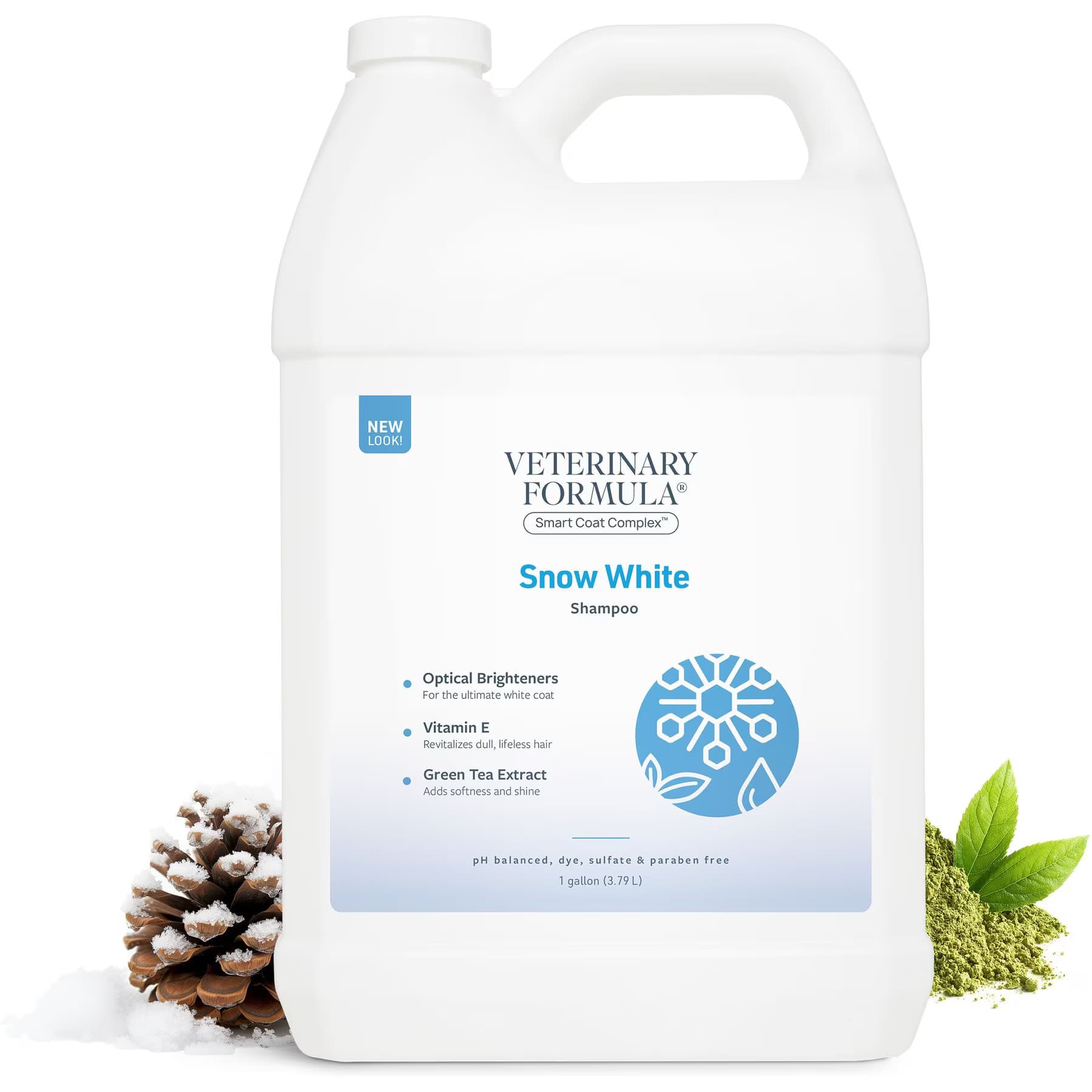Veterinary Formula Smart Coat Complex Veterinary Formula Smart Coat Complex Snow White Whitening Shampoo for Dogs & Cats, 17-fl oz bottle