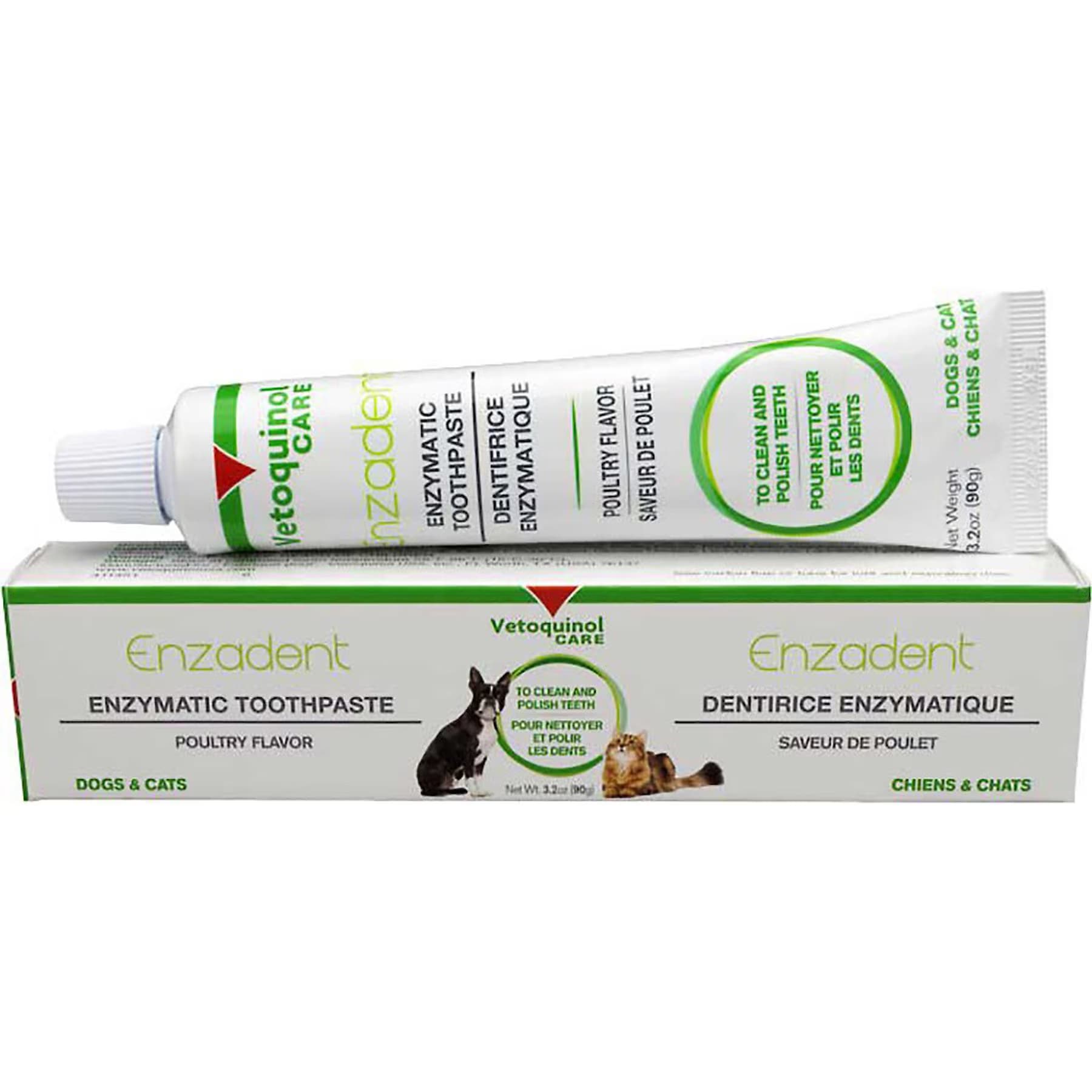 Vetoquinol Vetoquinol Enzadent Enzymatic Poultry Flavor Dog & Cat Toothpaste