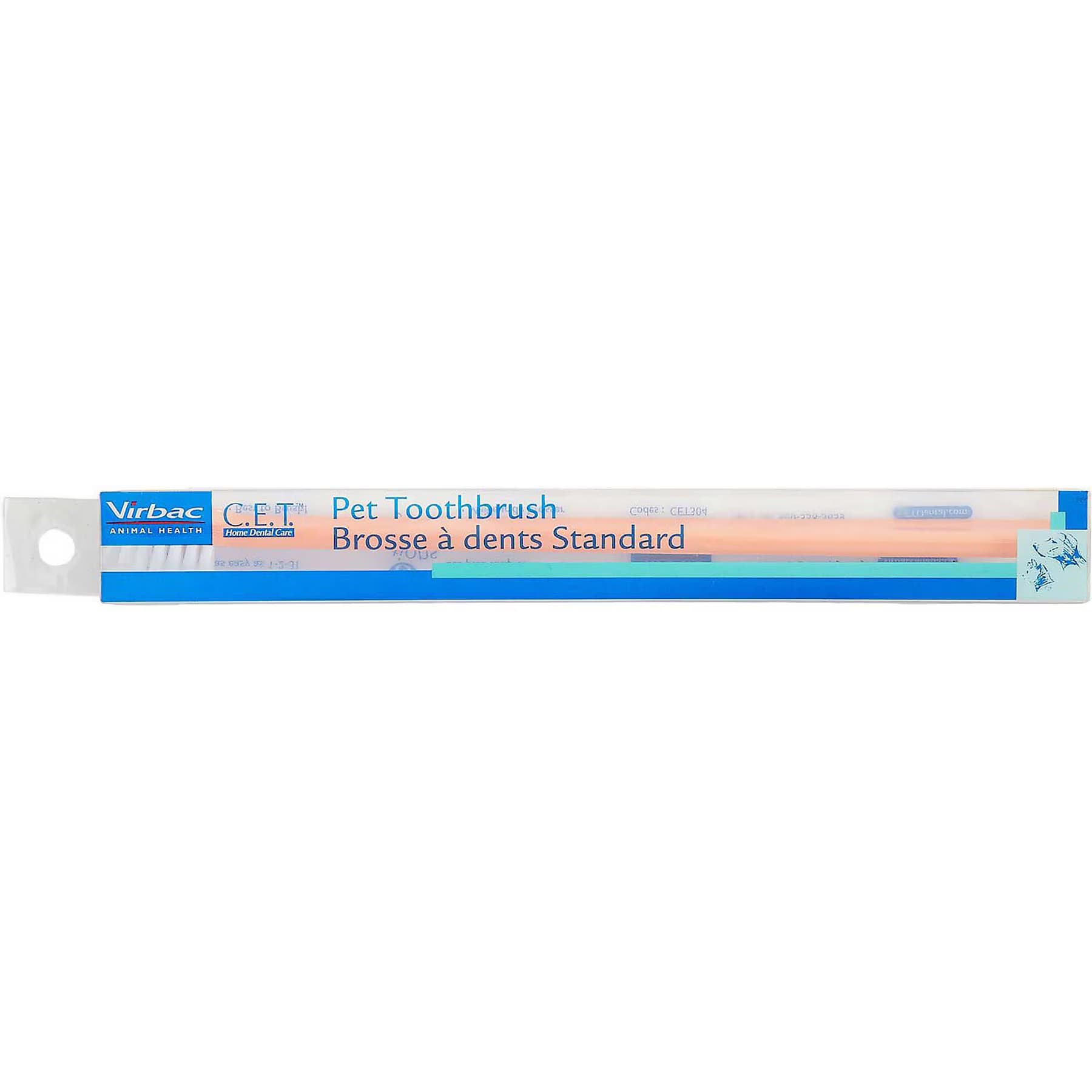 Virbac Virbac C.E.T. Dog & Cat Toothbrush, Color Varies