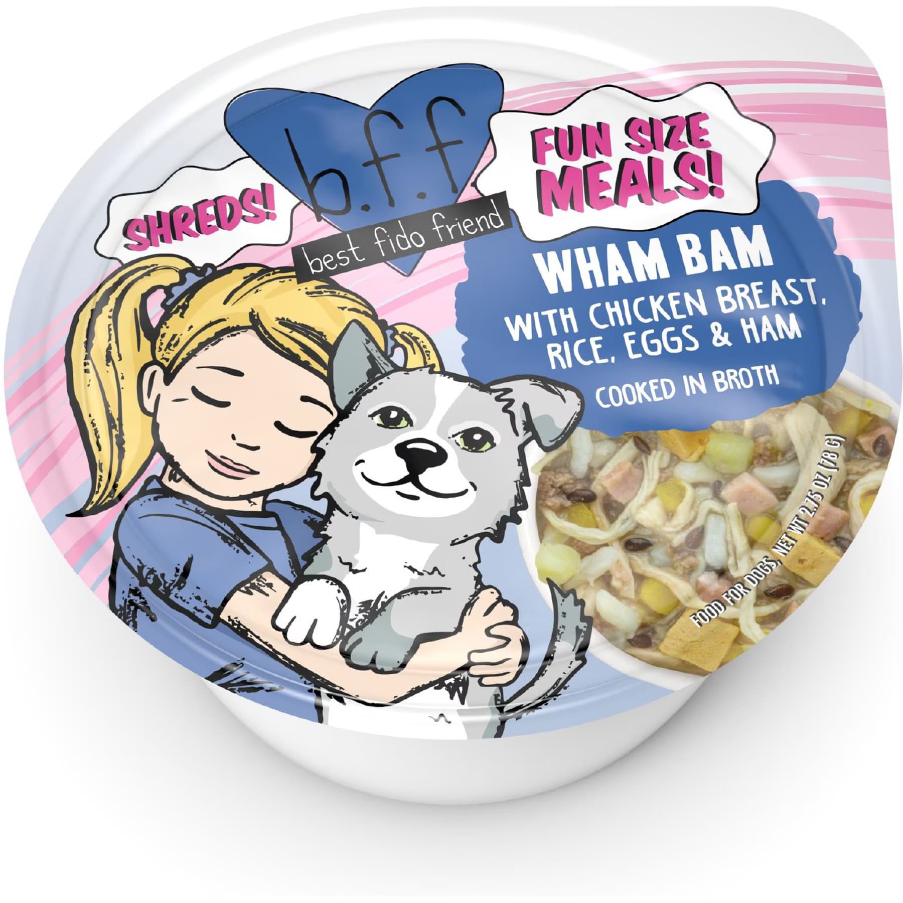 Weruva Weruva Best Fido Friend Fun Size Meals Wham Bam Wet Dog Food, 2.75-oz cup