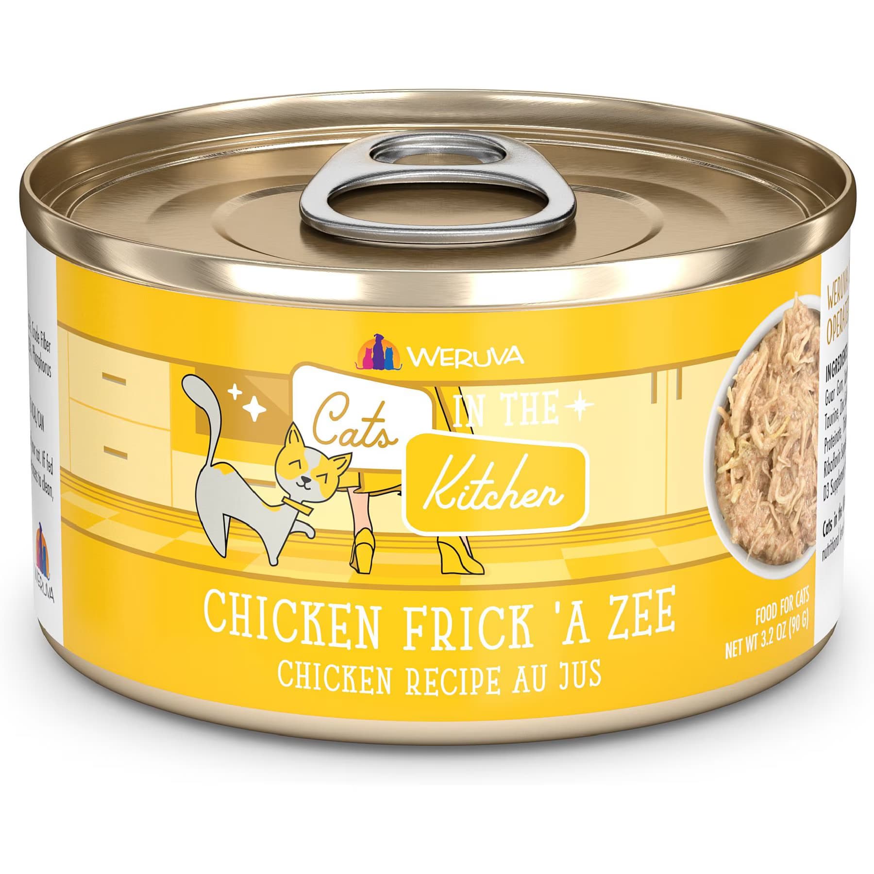 Weruva Cats in the Kitchen Chicken Frick 'A Zee Chicken Recipe Au Jus Grain-Free Wet Cat Food — view 2