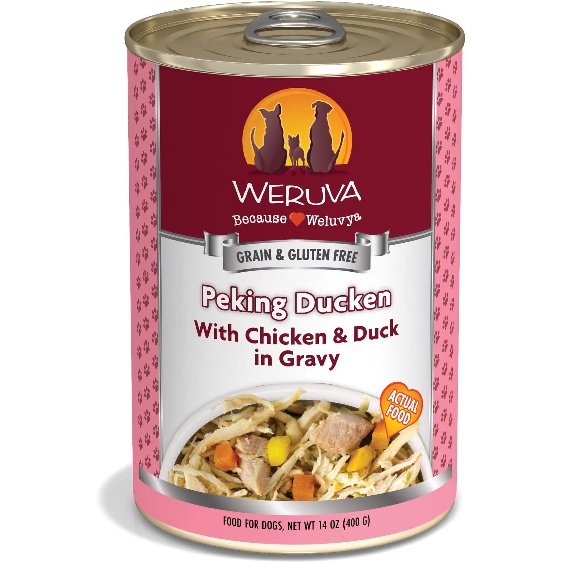 Weruva Peking Ducken with Chicken & Duck in Gravy Grain-Free Canned Dog Food, 5.5-oz — view 2