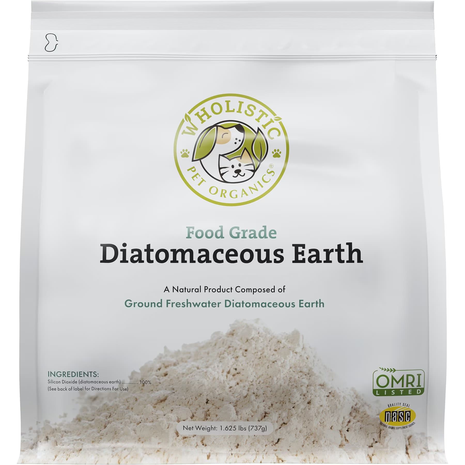 Wholistic Pet Organics Wholistic Pet Organics Diatomaceous Earth Powder Supplement for Dogs & Cats