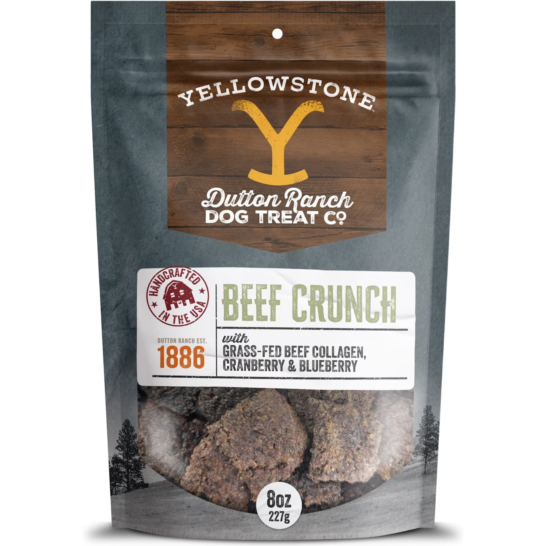Yellowstone Dutton Ranch Dog Treat Co. Yellowstone Dutton Ranch Dog Treat Co. Beef Crunch Squares Crunchy Dog Treats