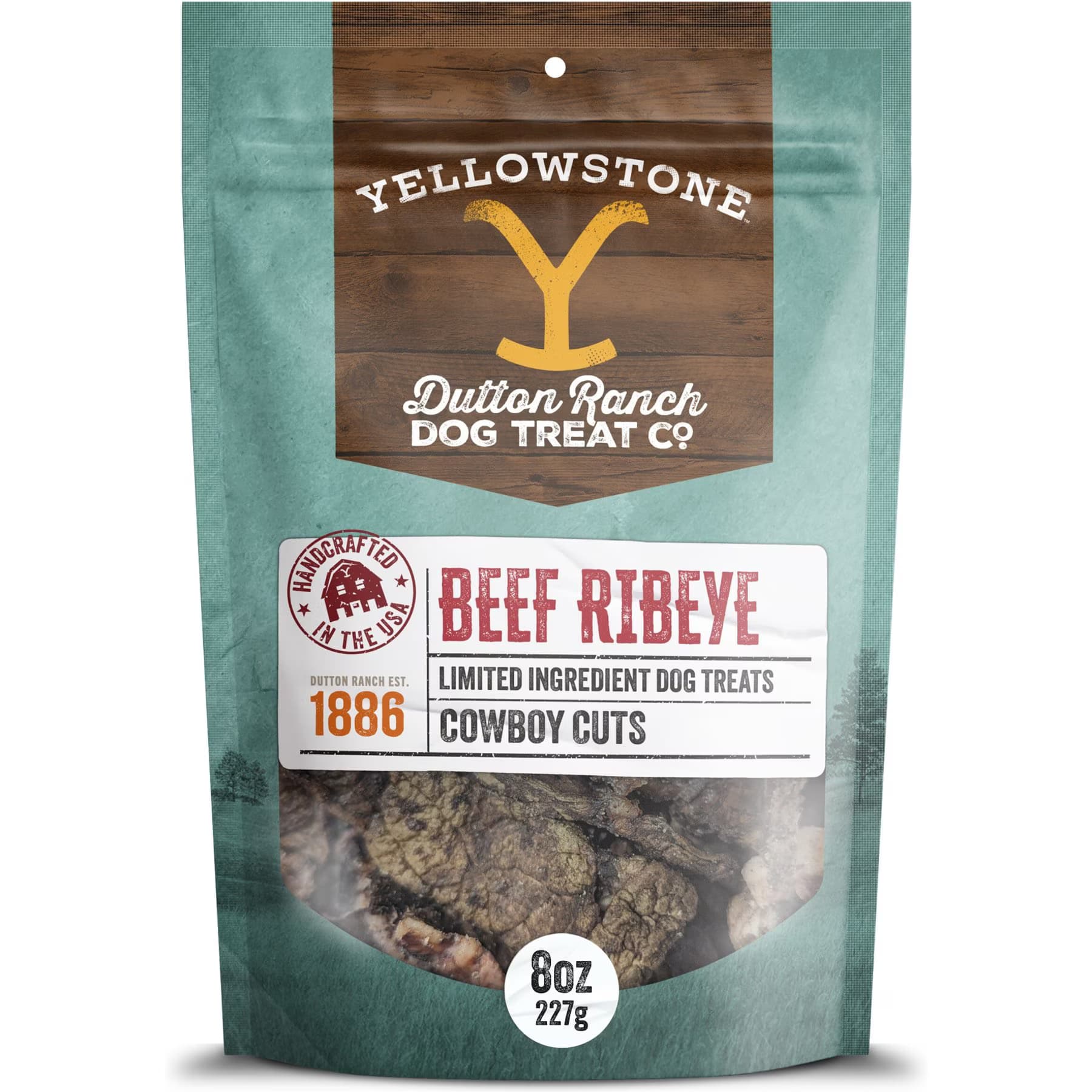 Yellowstone Dutton Ranch Dog Treat Co. Cowboy Cuts Ribeye Crunchy Dog Treats — view 2