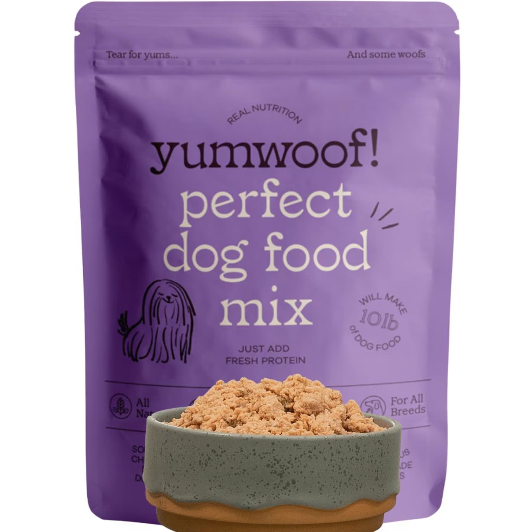 Yumwoof Natural Pet Food Yumwoof Natural Pet Food Perfect Dog Food Mix Non-GMO, Grain-Free Adult Dehydrated DIY Premix