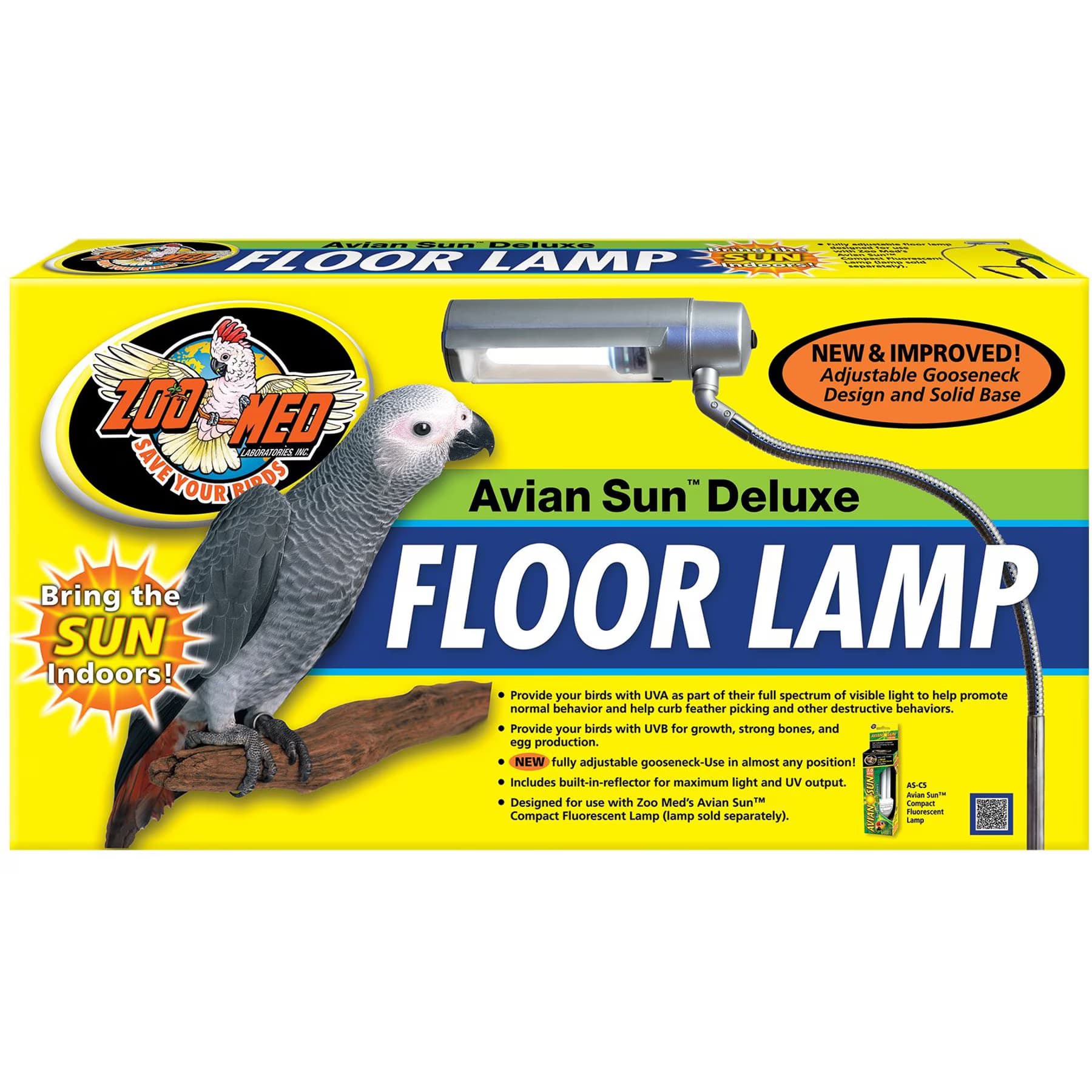 Zoo Med Zoo Med Avian Sun Deluxe Floor Lamp