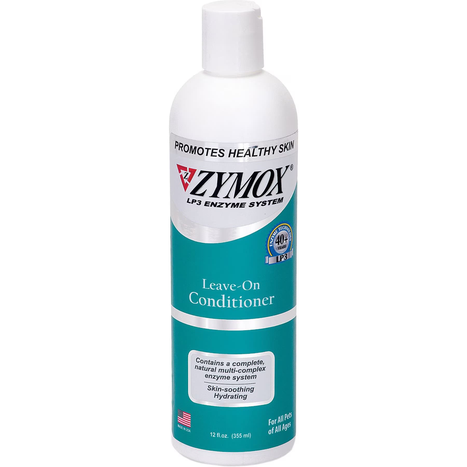 Zymox Zymox Veterinary Strength Enzymatic Dog & Cat Leave-on Conditioner, 12-fl oz bottle