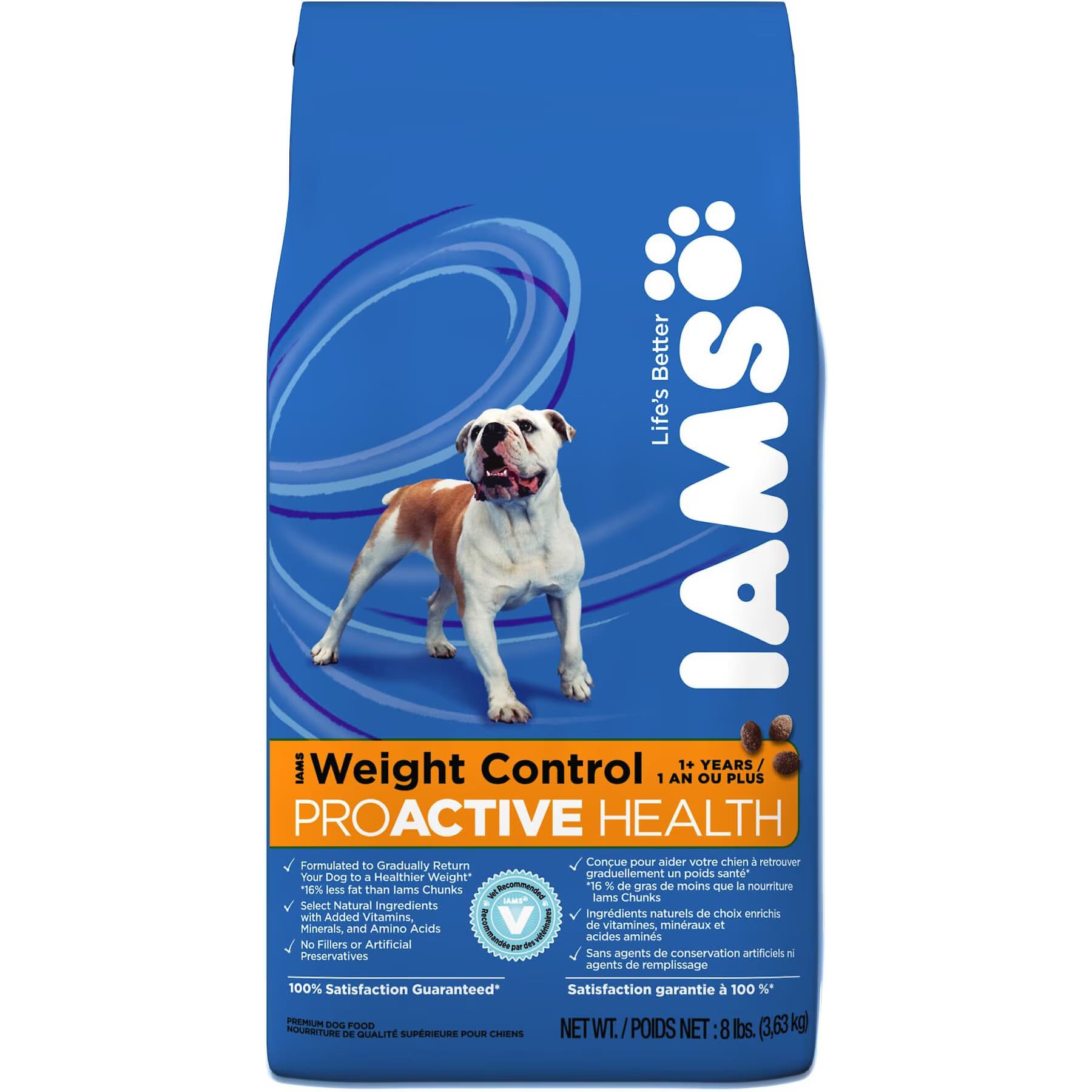 Iams Iams Proactive Health Adult Healthy Weight Control with Real Chicken Dry Dog Food, 58.2-lb bundle