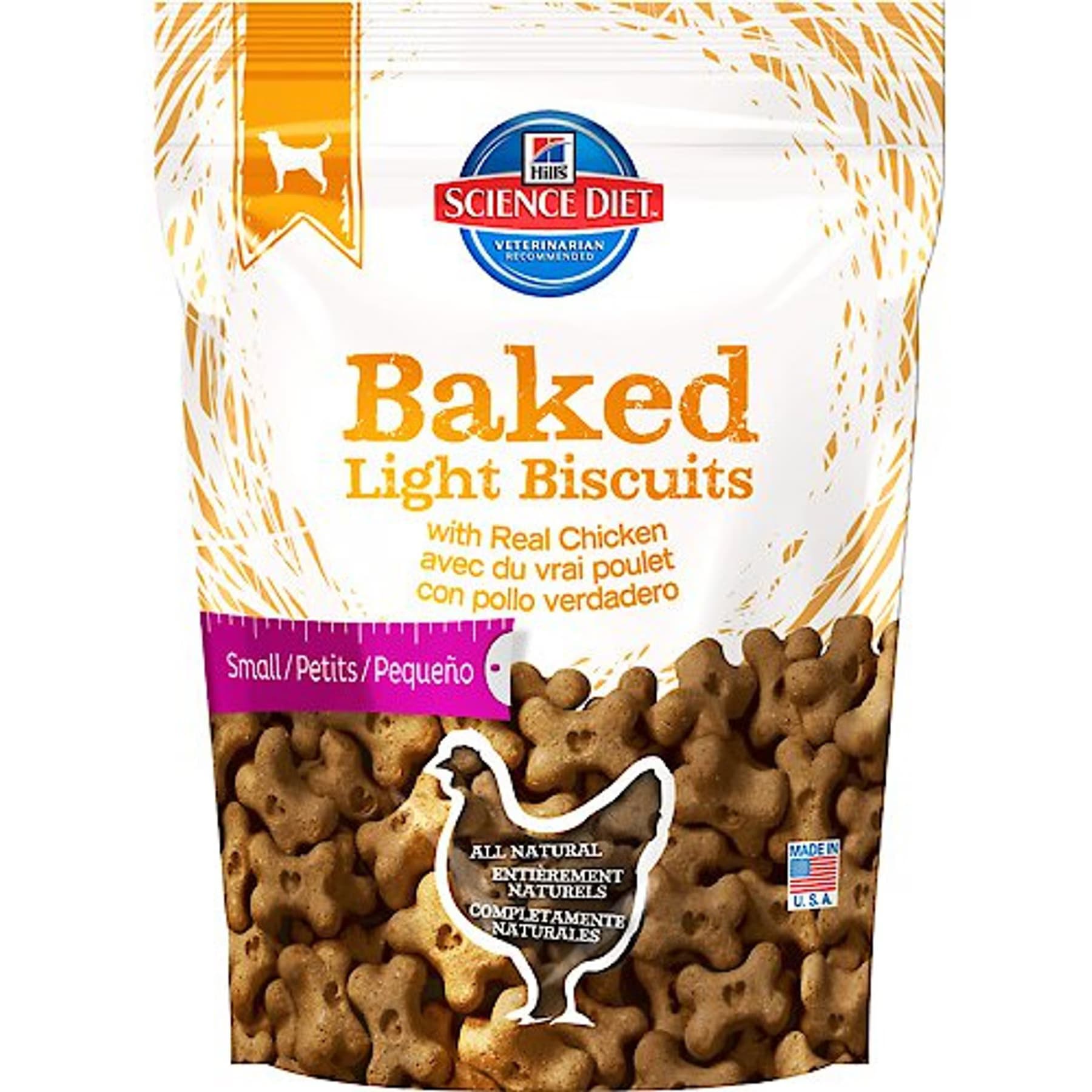 Hill's Hill’s Natural Baked Light Medium Biscuits with Real Chicken Dog Treats