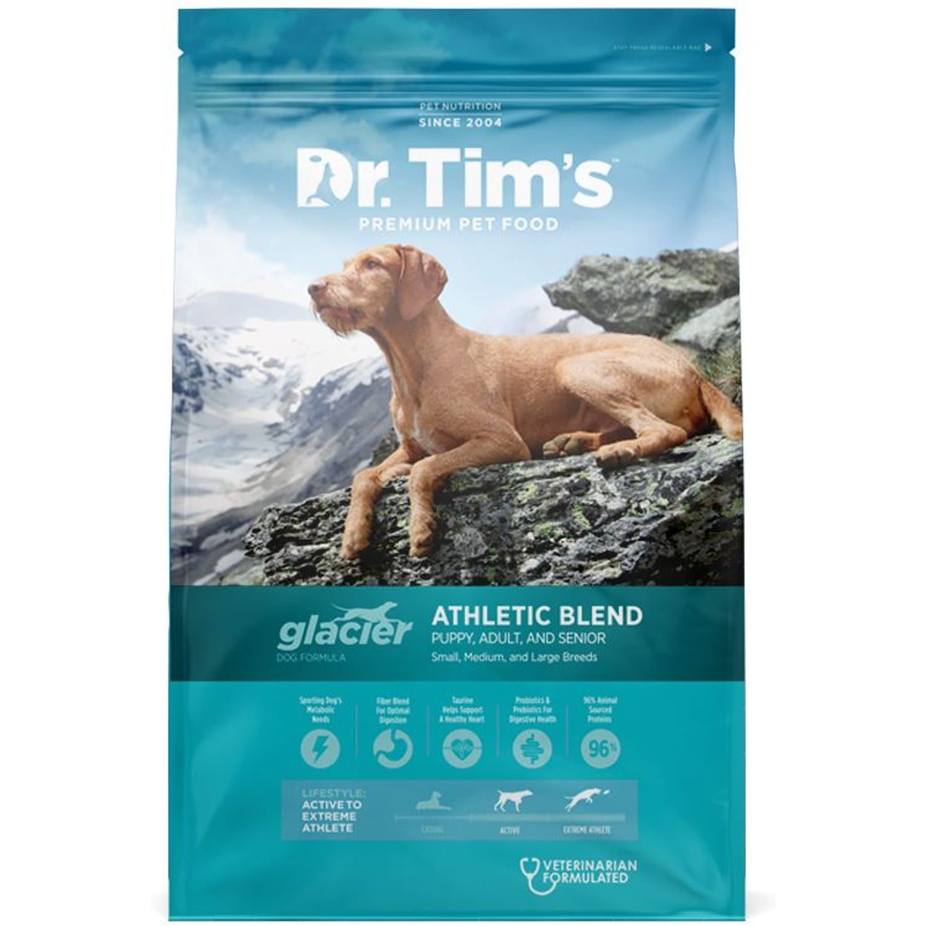 Dr. Tim's Dr. Tim’s Athletic Blend Glacier Formula Dry Dog Food