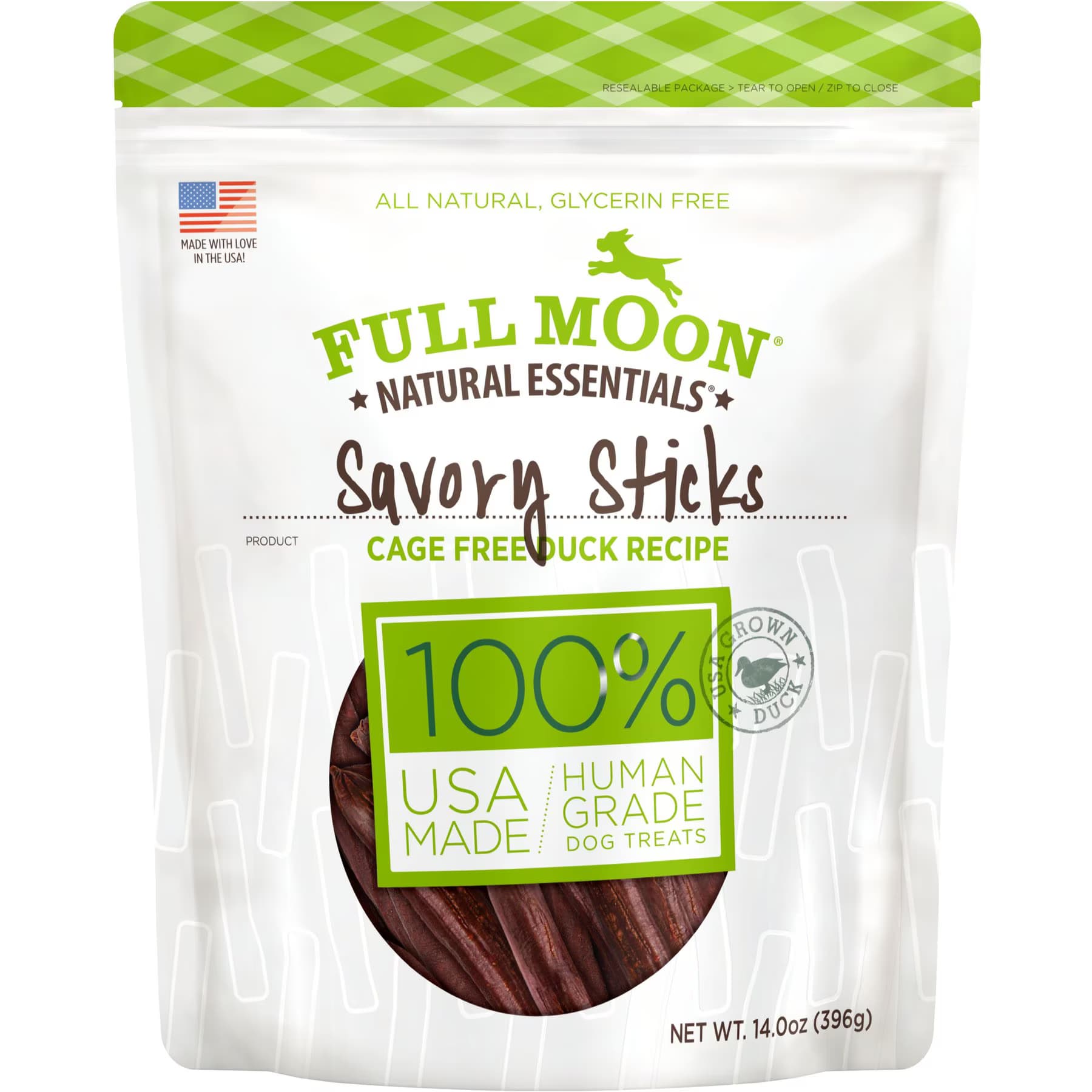 Full Moon Full Moon Essential Duck 100% Human Grade Savory Sticks Dog Treats
