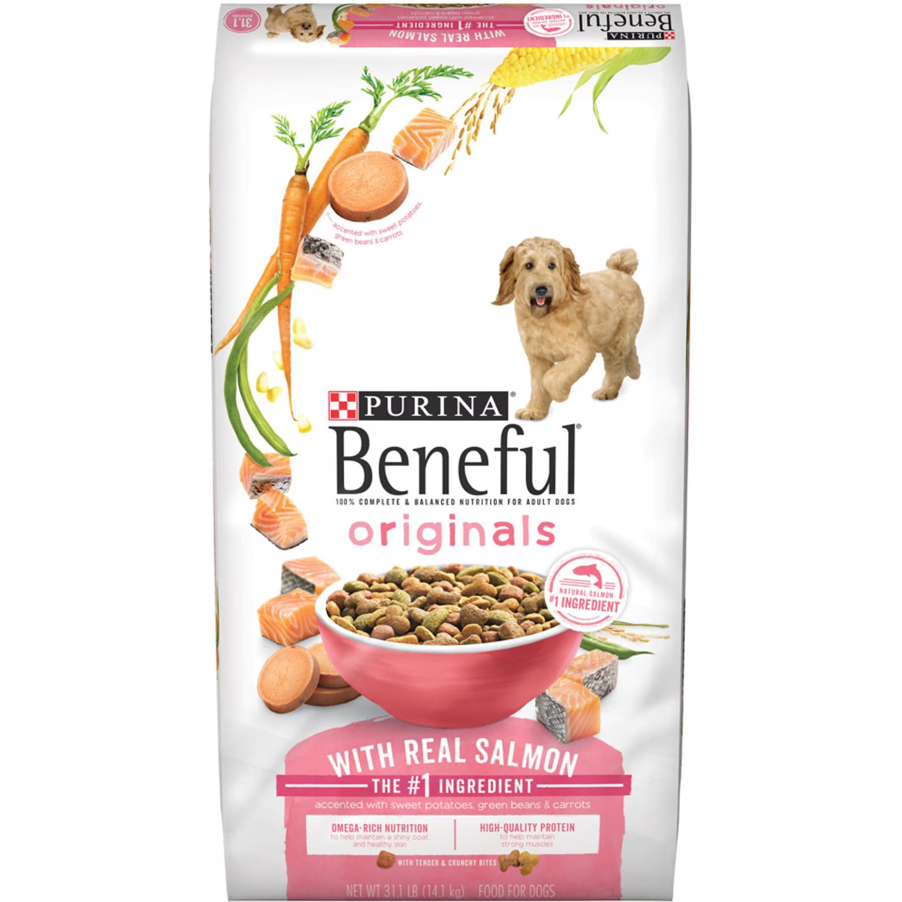 Purina Beneful Originals with Natural Salmon Dry Dog Food — view 2