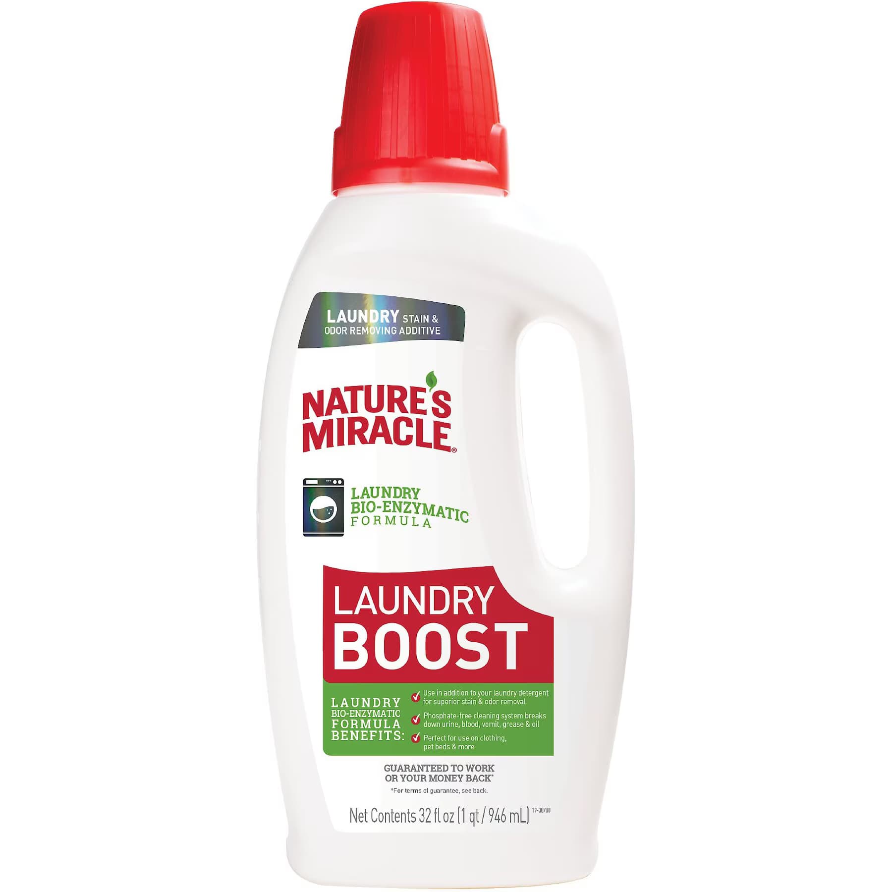 Nature's Miracle Laundry Boost In-Wash Stain & Odor Remover, 32-fl oz bottle — view 2