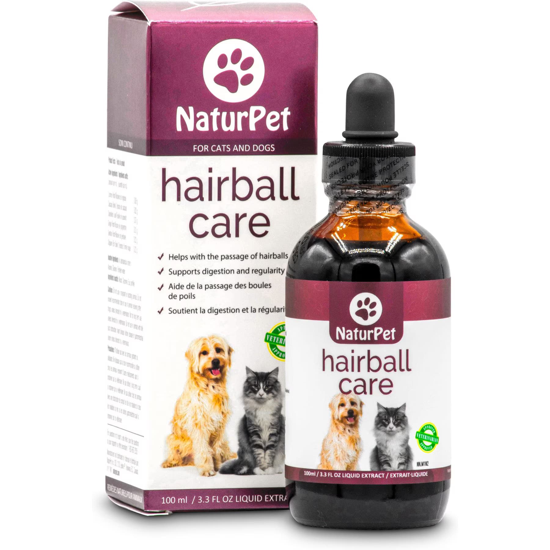 Arrowleaf Pet Arrowleaf Pet Hairball Care & Digestive Health Liquid Supplement for Cats & Dogs, 100-ml bottle