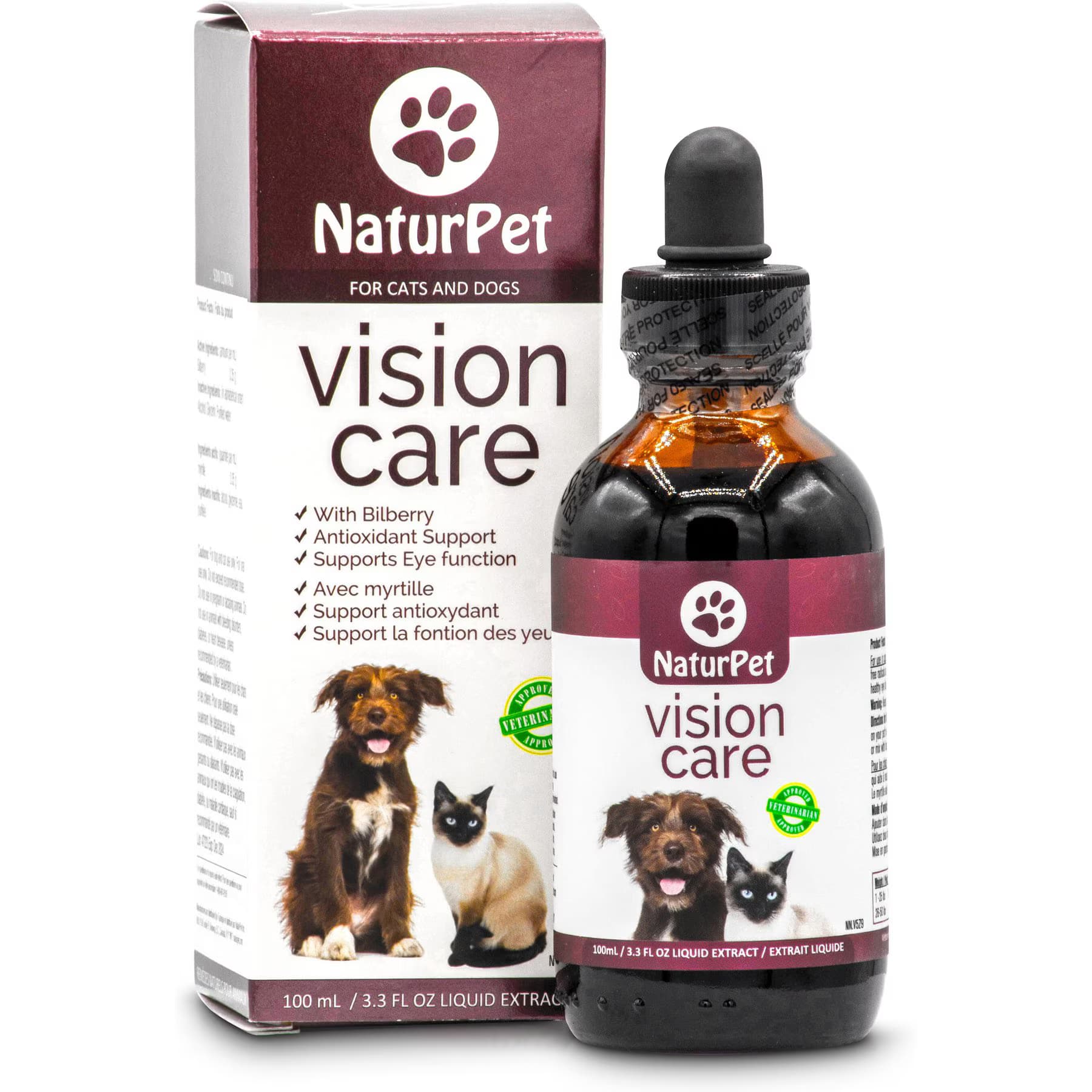 Arrowleaf Pet Arrowleaf Pet Vision Care Bilberry Eye Support Liquid Supplement for Cats & Dogs, 100-ml bottle