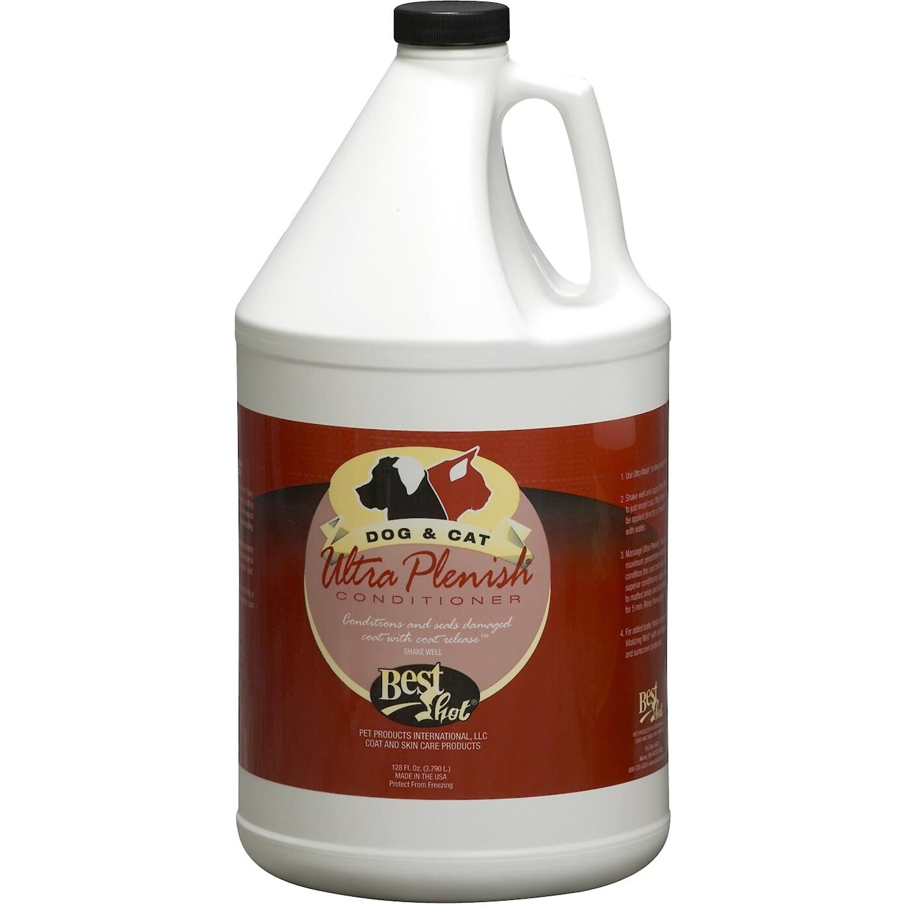 Best Shot Best Shot Ultra Plenish Dog & Cat Conditioner, 1-gal bottle