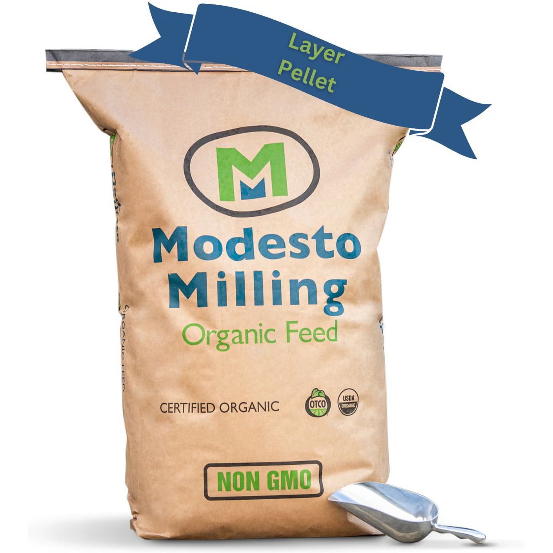 Modesto Milling Organic 17% Protein Layer Pellets Poultry Feed — view 2