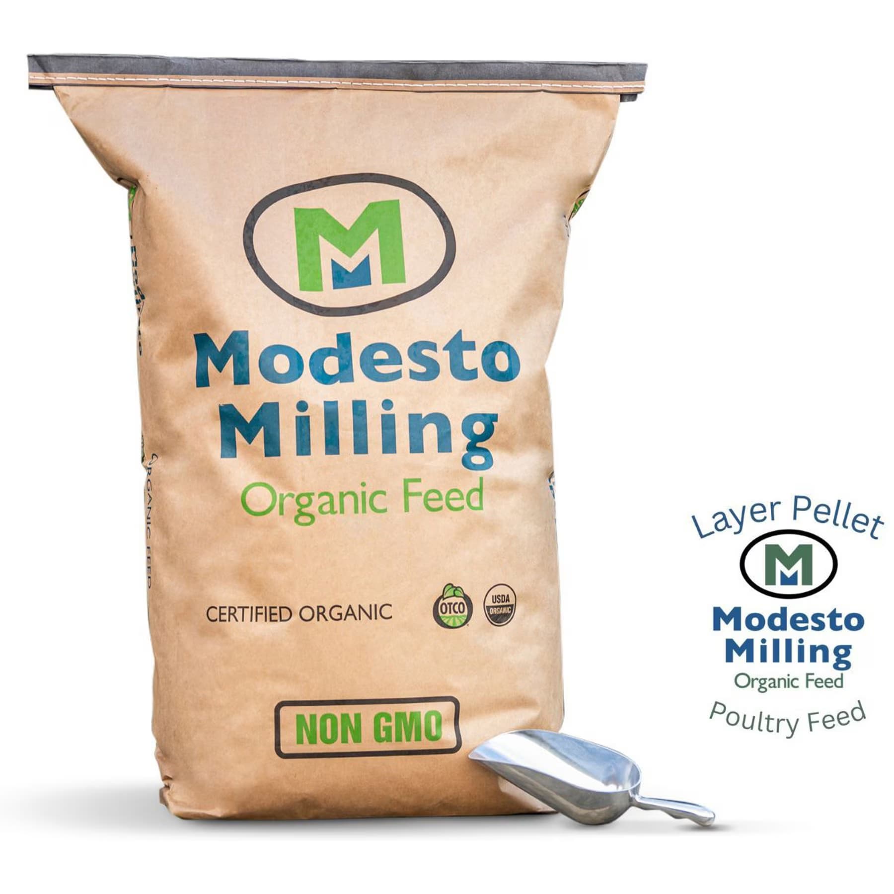 Modesto Milling Modesto Milling Organic 17% Protein Layer Pellets Poultry Feed