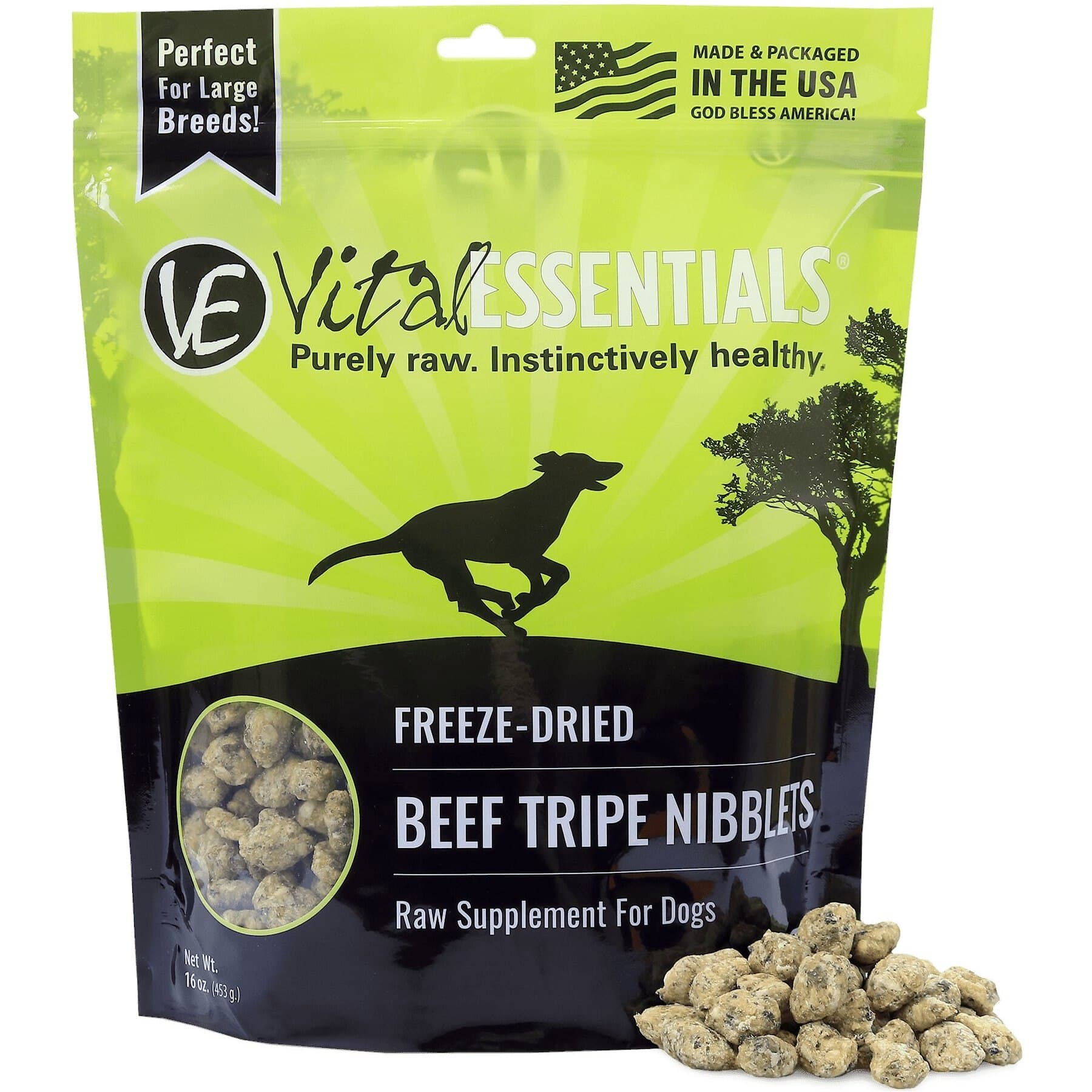 Vital Essentials Vital Essentials Beef Tripe Nibs Freeze-Dried Dog Treats