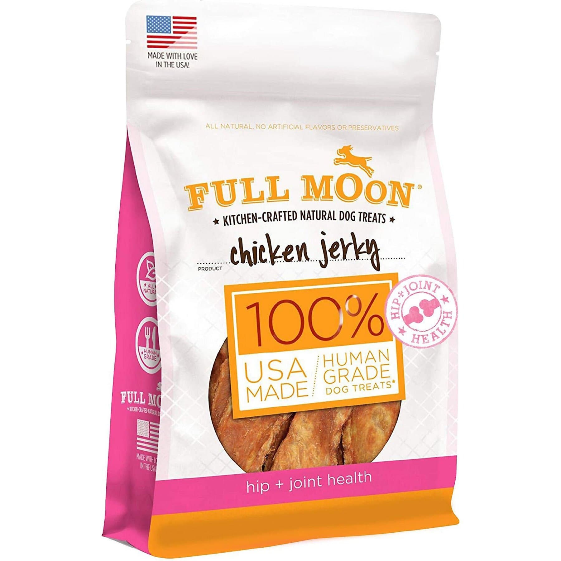 Full Moon Full Moon Hip & Joint Health Chicken Jerky Human-Grade Dog Treats