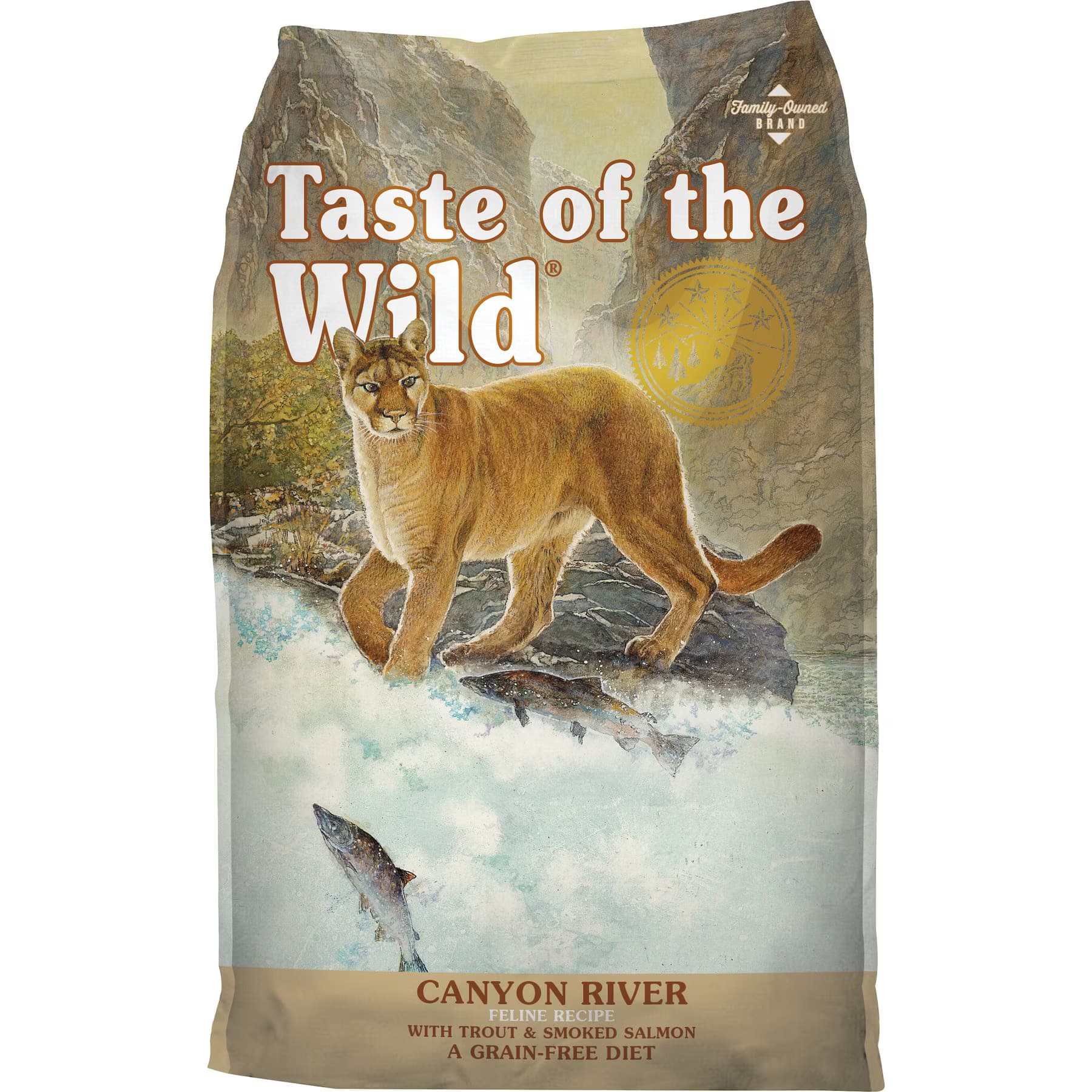 Taste of the Wild Taste of the Wild Canyon River Trout & Smoke-Flavored Salmon Grain-Free Dry Cat Food