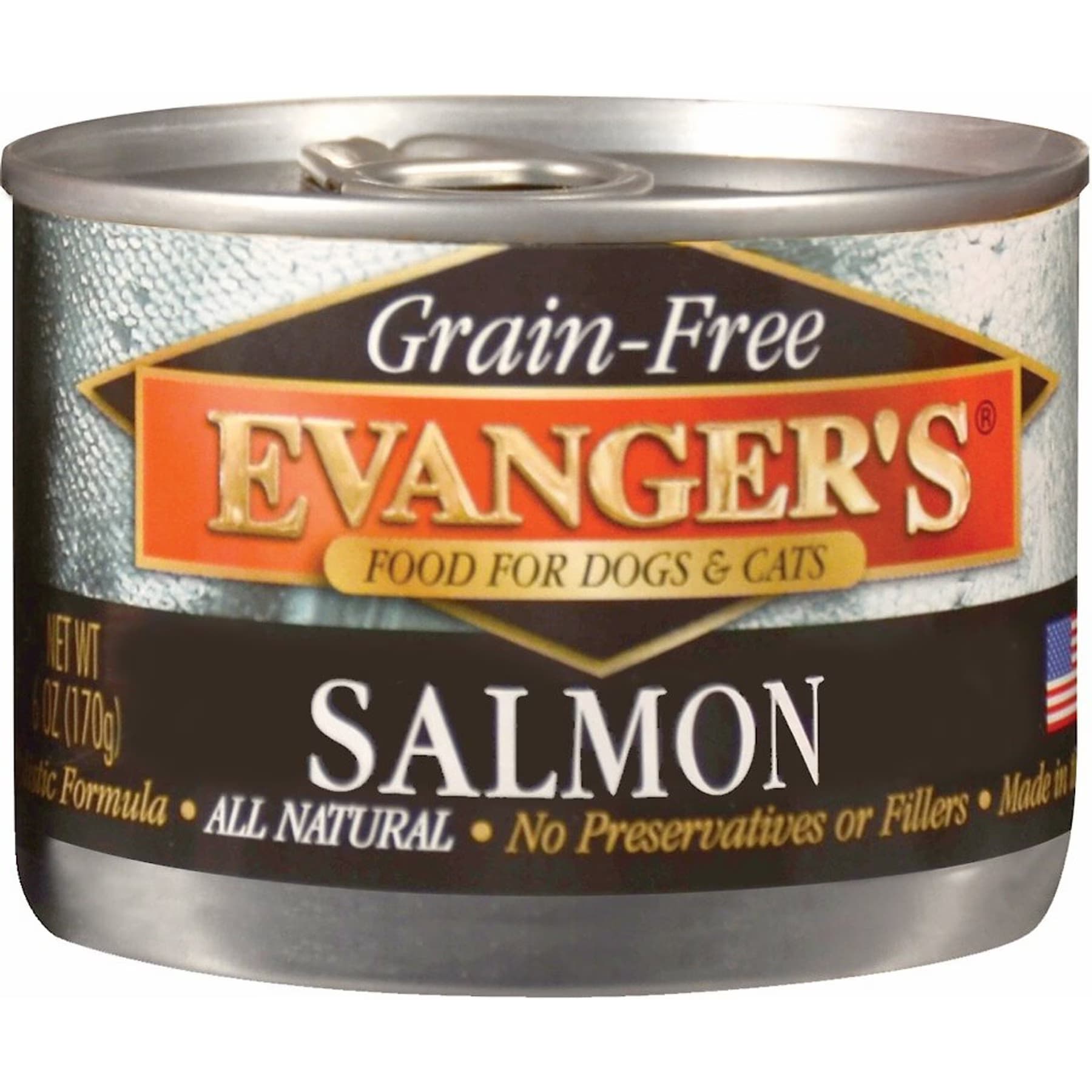 Evanger's Evanger’s Grain-Free Salmon Canned Dog & Cat Food Supplement, 12.8-oz