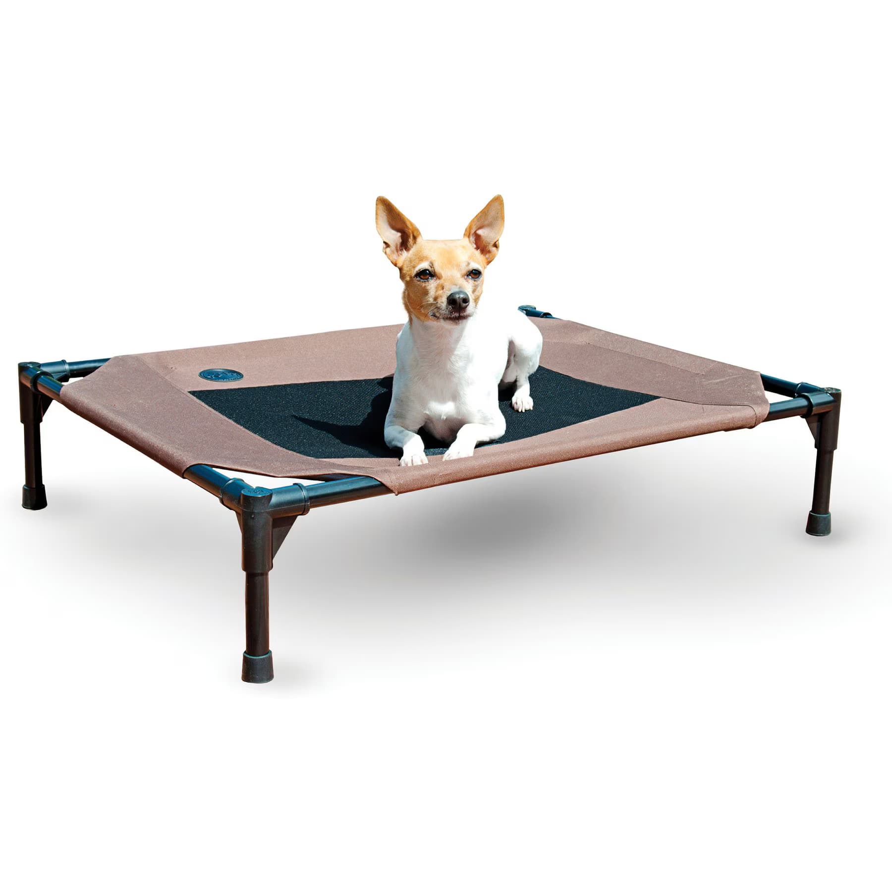 K&H Pet Products Original Pet Cot Elevated Dog Bed, Chocolate/Black Mesh, X-Large — Chocolate (disco'd) — view 4