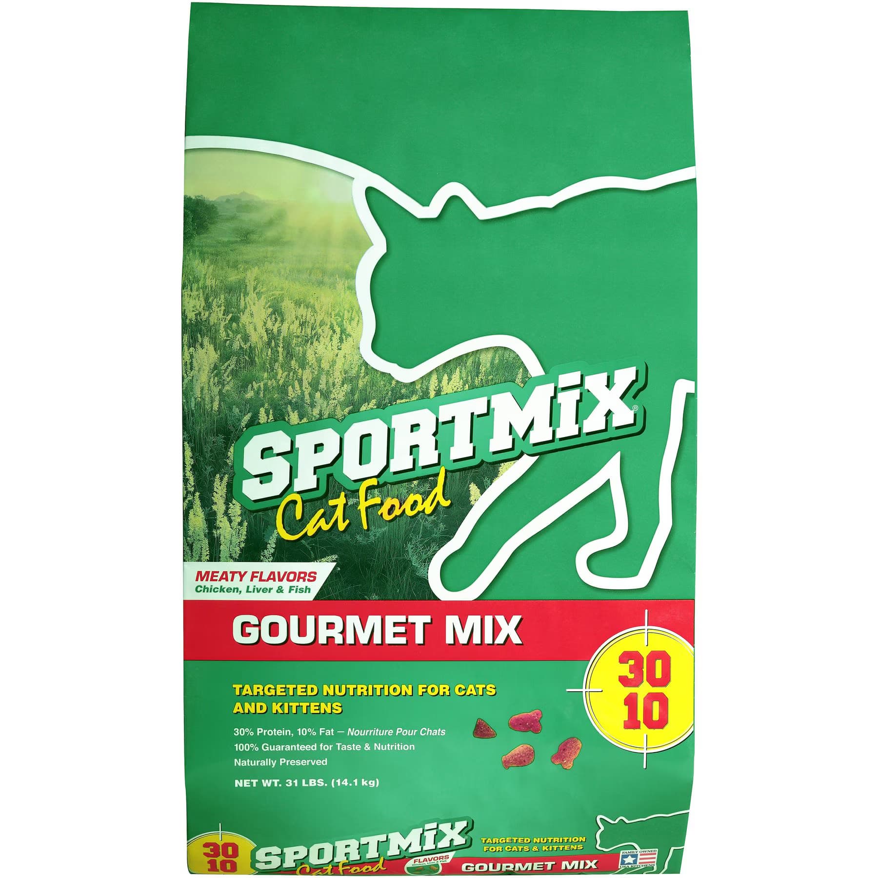 SPORTMiX Gourmet Mix with Chicken, Liver & Fish Flavor Adult Dry Cat Food — view 3