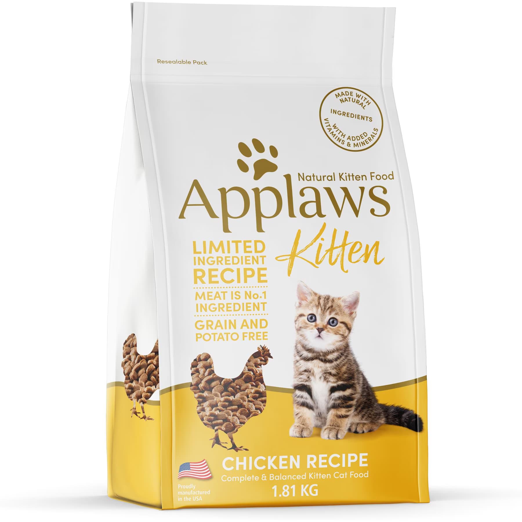 Applaws Applaws Complete Chicken Recipe for Kittens Dry Cat Food