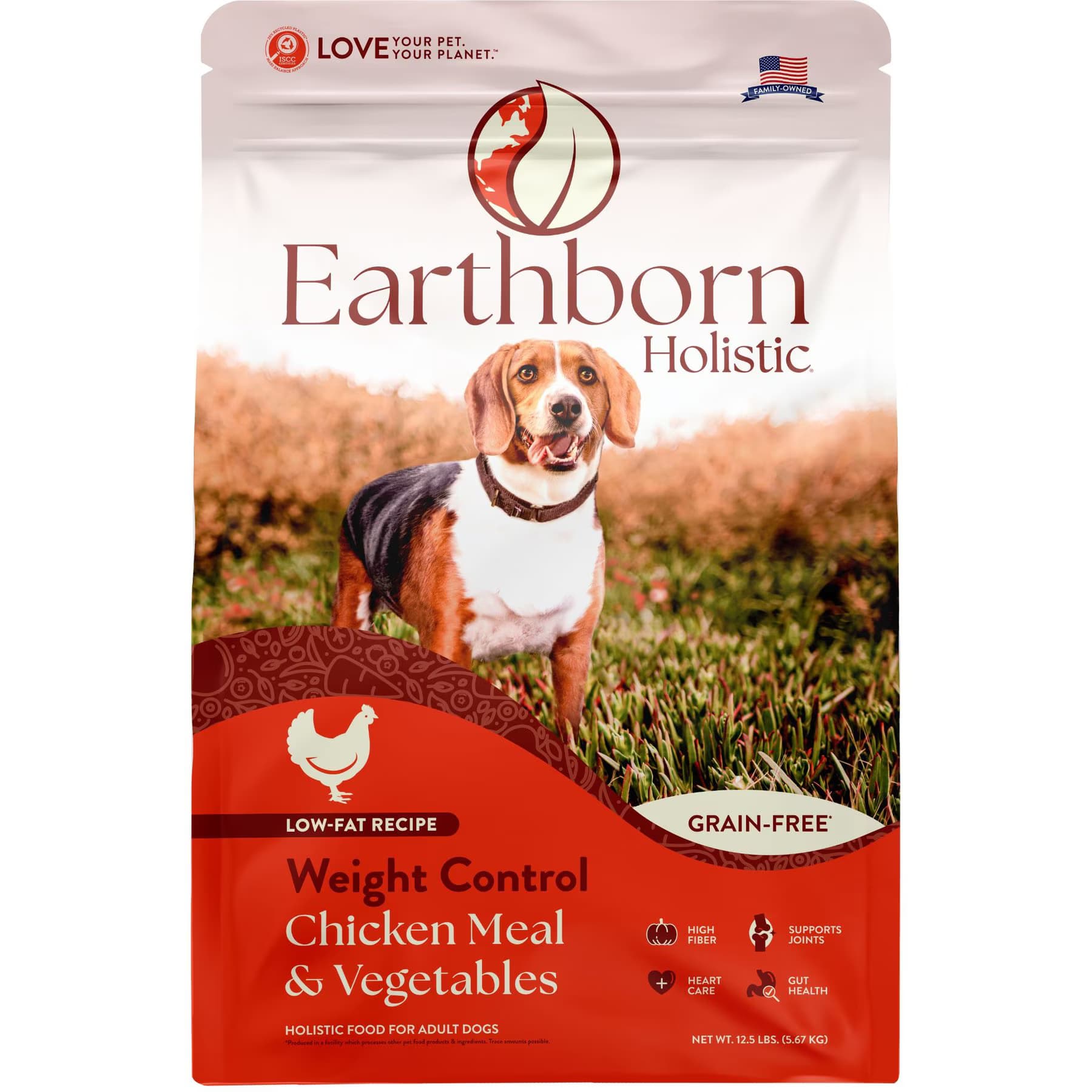 Earthborn Holistic Earthborn Holistic Weight Control Chicken Meal & Vegetables Grain-Free Dry Dog Food