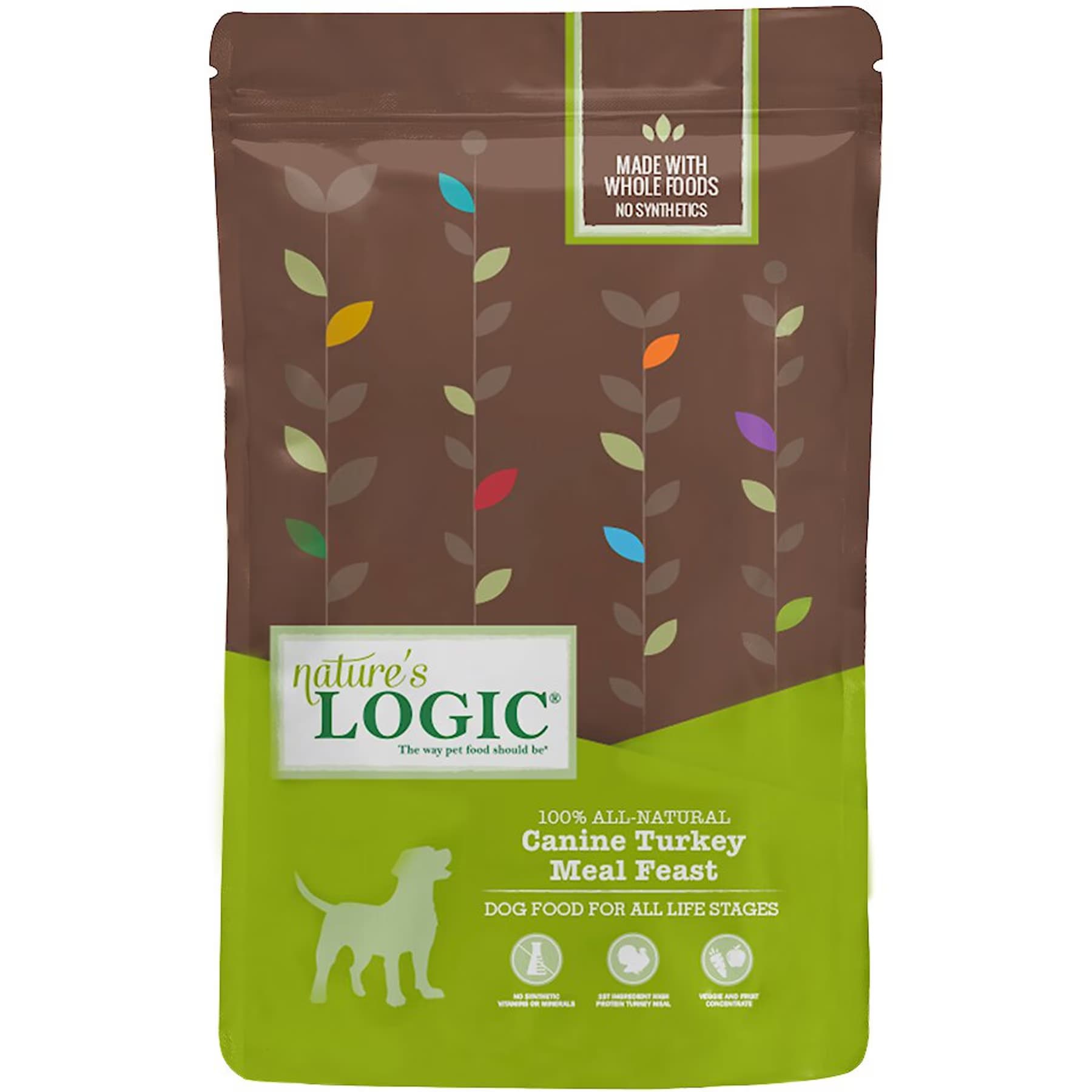 Nature's Logic 100% Natural Canine Turkey Meal Feast All Life Stages Dry Dog Food — view 4