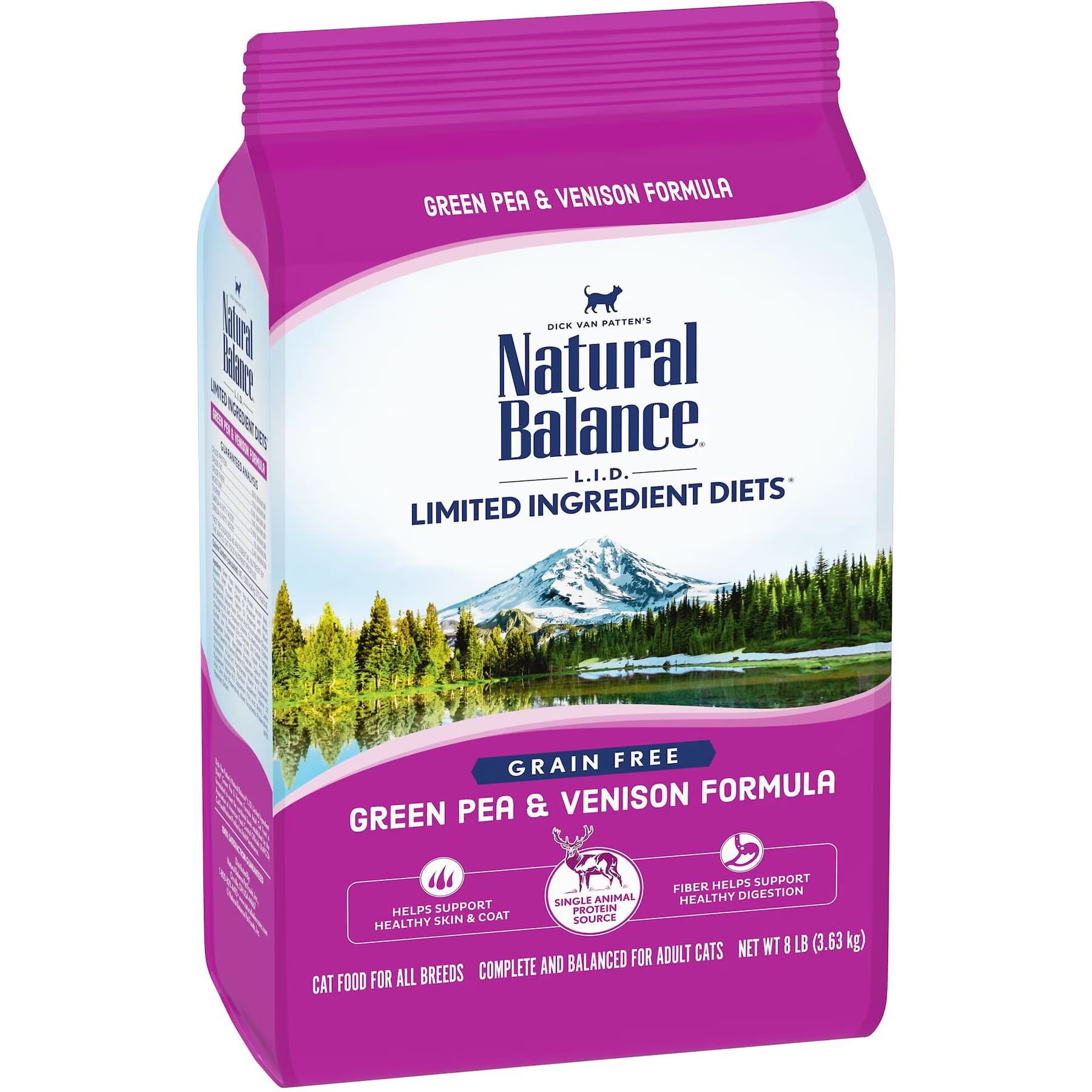 Natural Balance Natural Balance L.I.D. Limited Ingredient Diets Green Pea & Venison Grain-Free Dry Cat Food